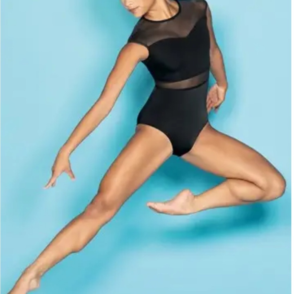 Balera Black Mesh Bodysuit